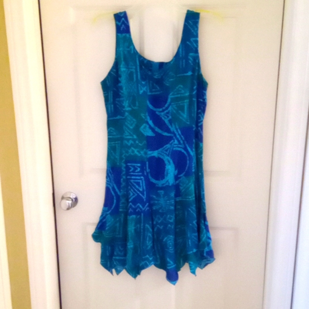 Blue/Green Party Dress